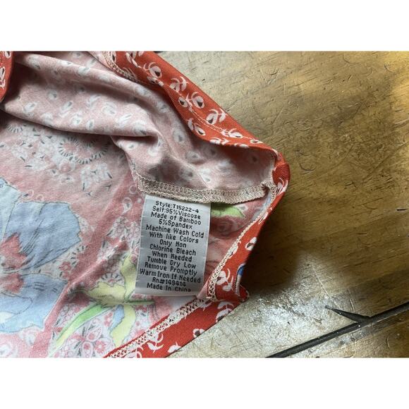 Johnny Was Women's Martha Swing Tank Top Floral Boho Casual Viscose Bamboo M - Picture 7 of 10